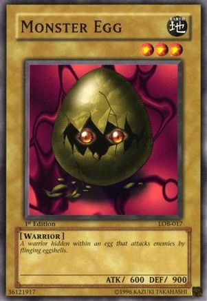 Image of Monster Egg (LOB-017) - The Legend of Blue Eyes White Dragon Unlimited