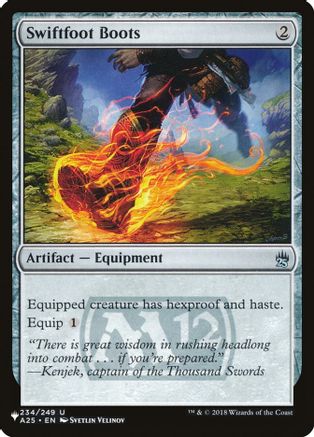 Image of Swiftfoot Boots (A25) (LIST-234/249) - The List Reprints Foil