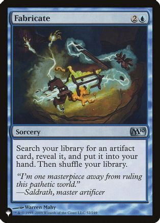 Image of Fabricate (LIST-52/249) - The List Reprints Foil