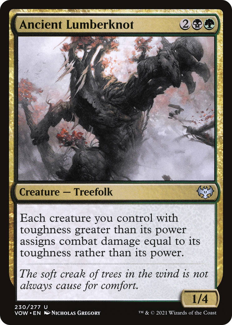 Image of Ancient Lumberknot (VOW-230) - Innistrad: Crimson Vow