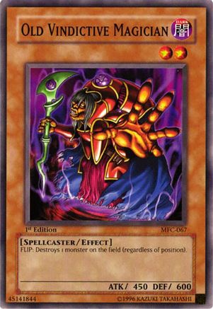 Image of Old Vindictive Magician (MFC-067) - Magician's Force 1st Edition