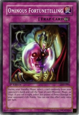 Image of Ominous Fortunetelling (LOD-094) - Legacy of Darkness 1st Edition