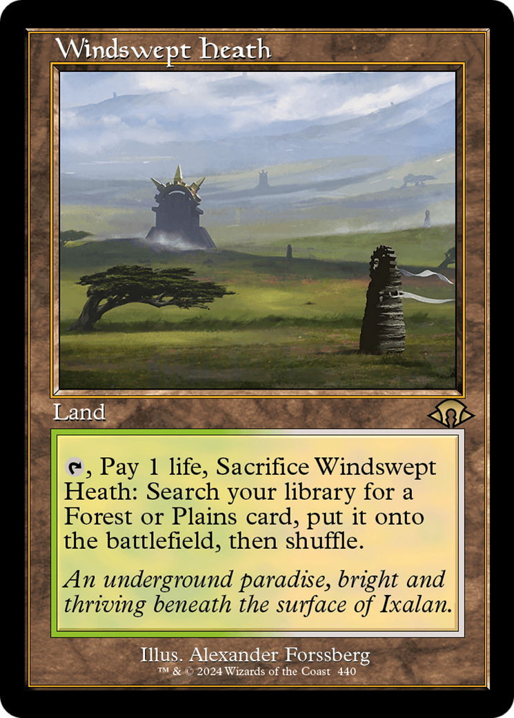 Image of Windswept Heath (Retro Frame) (MH3-440) - Modern Horizons 3 Foil