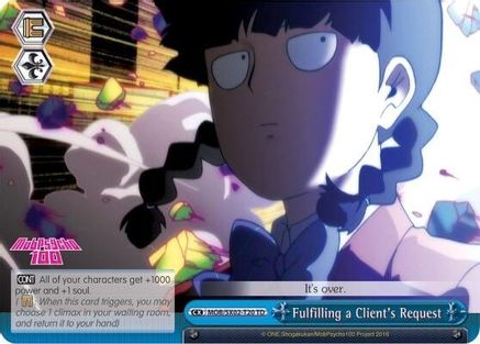 Image of Fulfilling a Client's Request (MOB/SX02-T20 TD) - Mob Psycho 100