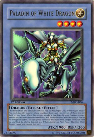 Image of Paladin of White Dragon (MFC-026) - Magician's Force 1st Edition