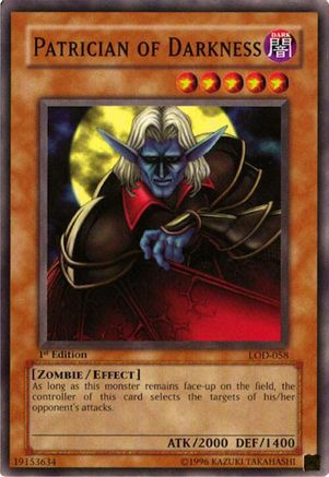 Image of Patrician of Darkness (LOD-058) - Legacy of Darkness 1st Edition