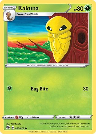 Image of Kakuna 003/73  Champions Path - Common
