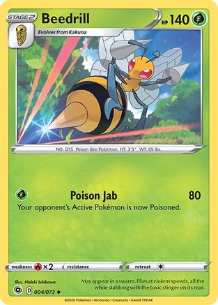 Image of Beedrill 004/73  Champions Path - Uncommon