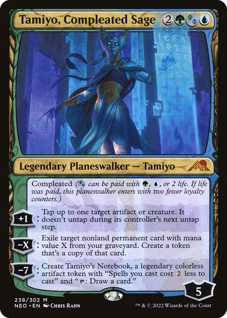 Image of Tamiyo, Compleated Sage (NEO-238) - Kamigawa: Neon Dynasty