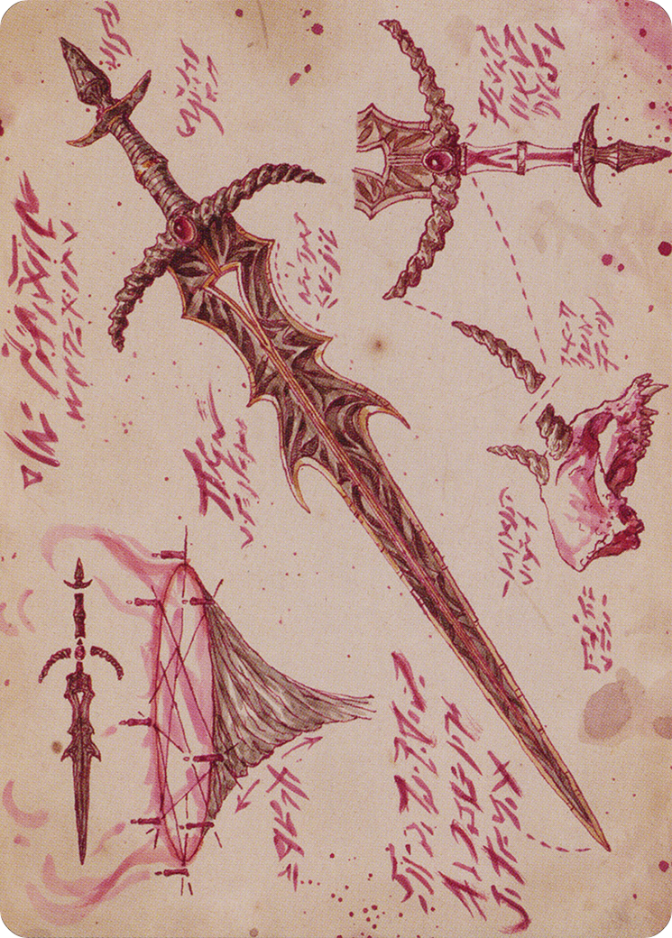 Image of Blackblade Reforged // Blackblade Reforged (ABRO-056) - The Brothers' War Art Series (Borderless) Foil