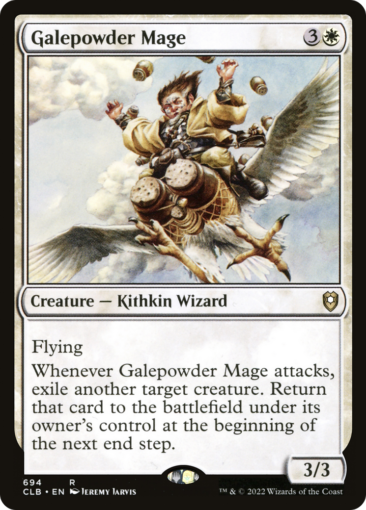 Image of Galepowder Mage (CLB-694) - Commander Legends: Battle for Baldur's Gate