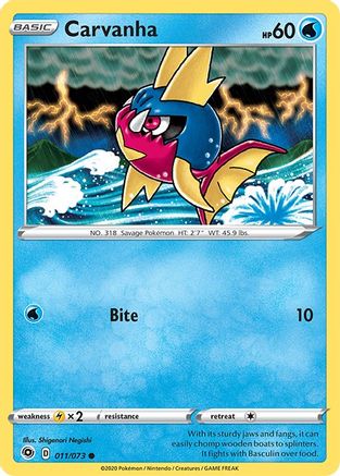 Image of Carvanha 011/73  Champions Path - Common