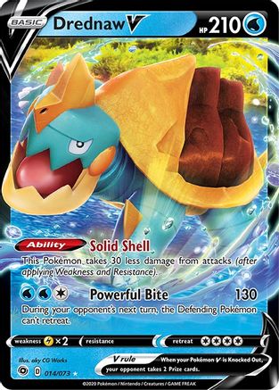 Image of Drednaw V 014/73  - Holofoil Champions Path - Ultra Rare