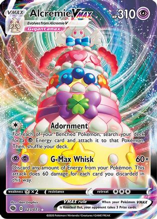 Image of Alcremie VMAX 023/73  - Holofoil Champions Path - Ultra Rare