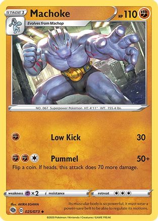 Image of Machoke 025/73  Champions Path - Uncommon