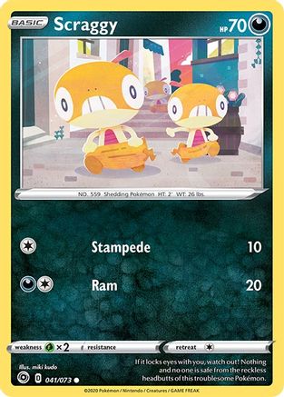 Image of Scraggy 041/73  Champions Path - Common