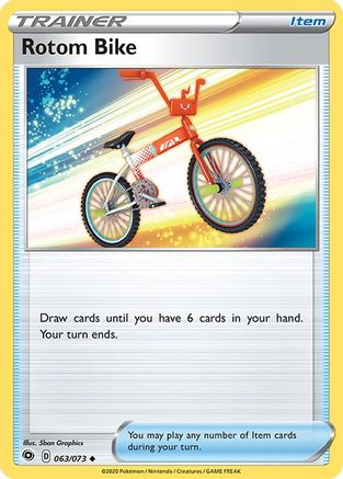 Image of Rotom Bike 063/73  Champions Path - Uncommon