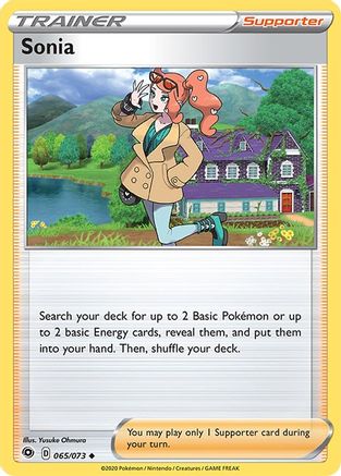 Image of Sonia 065/73  - Reverse Holofoil Champions Path - Uncommon
