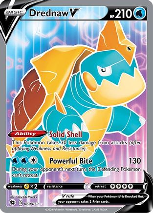 Image of Drednaw V (Full Art) 069/73  - Holofoil Champions Path - Ultra Rare