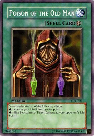 Image of Poison of the Old Man (MFC-033) - Magician's Force 1st Edition