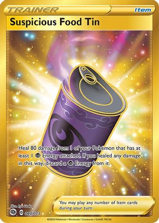 Image of Suspicious Food Tin (Secret) 080/73  - Holofoil Champions Path - Secret Rare