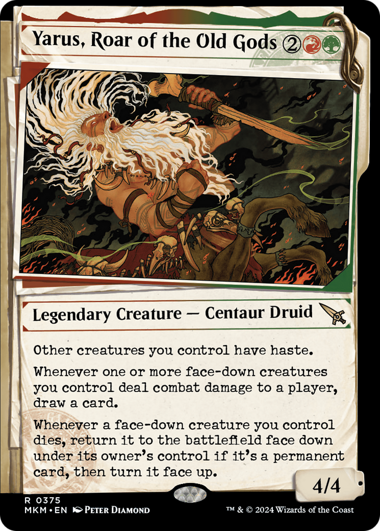 Image of Yarus, Roar of the Old Gods (Showcase) (MKM-375) - Murders at Karlov Manor: (Showcase)
