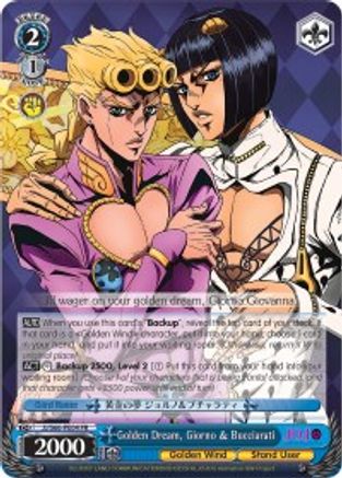 Image of Golden Dream, Giorno & Bucciarati (JJ/S66-PE04 PR) - JoJo's Bizarre Adventure: Golden Wind