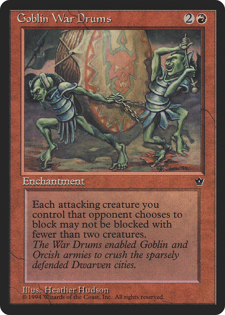 Image of Goblin War Drums (Hudson) (FEM-) - Fallen Empires