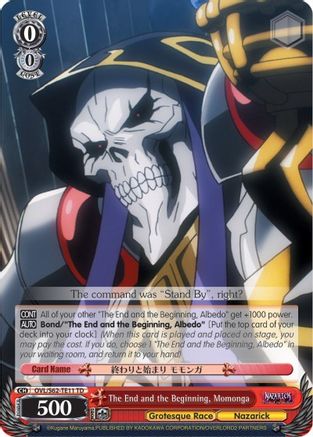 Image of The End and the Beginning, Momonga (OVL/S62-TE11 TD) - Nazarick: Tomb of the Undead