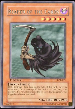 Image of Reaper of the Cards (LOB-071) - The Legend of Blue Eyes White Dragon Unlimited