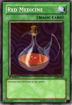 Image of Red Medicine (LOB-054) - The Legend of Blue Eyes White Dragon Unlimited