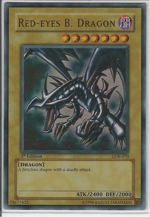 Image of Red-Eyes B. Dragon (LOB-070) - The Legend of Blue Eyes White Dragon Unlimited
