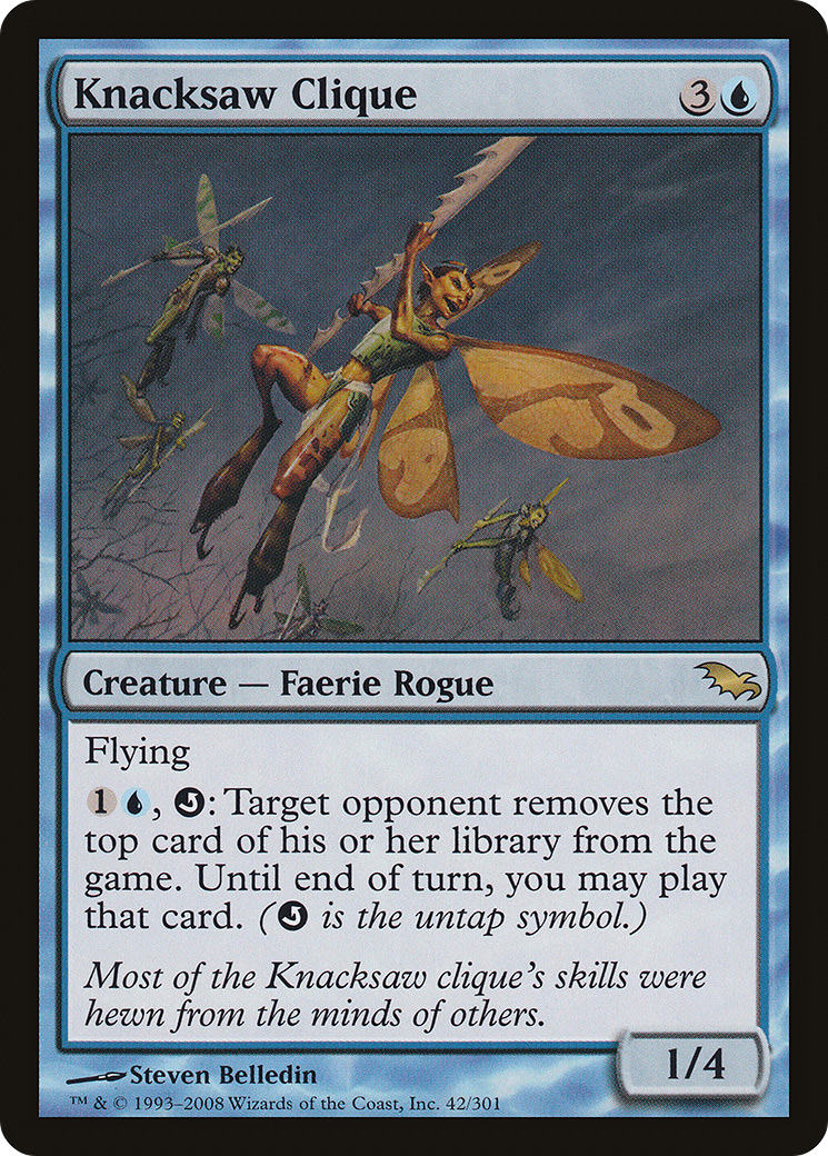 Image of Knacksaw Clique (SHM-042) - Shadowmoor Foil