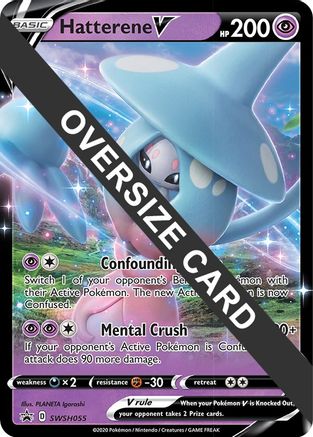Image of Hatterene V SWSH055  - Holofoil Jumbo Cards - Promo