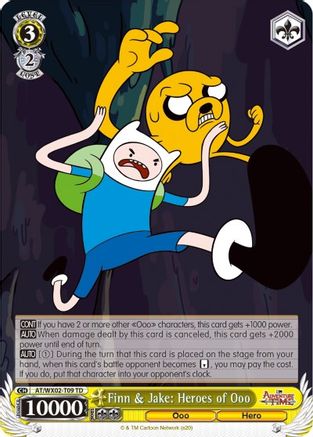 Image of Finn & Jake: Heroes of Ooo (AT/WX02-T09 TD) - Adventure Time
