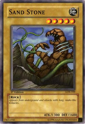 Image of Sand Stone (LOB-109) - The Legend of Blue Eyes White Dragon Unlimited