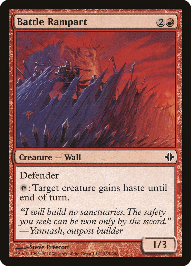 Image of Battle Rampart (ROE-135) - Rise of the Eldrazi Foil