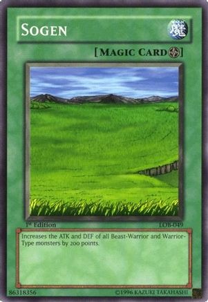 Image of Sogen (LOB-049) - The Legend of Blue Eyes White Dragon 1st Edition