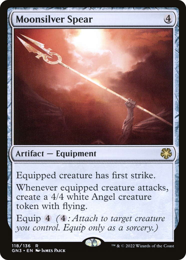 Image of Moonsilver Spear (GN3-118) - Game Night: Free-for-All