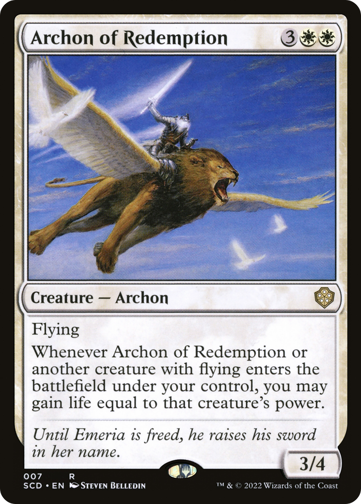 Image of Archon of Redemption (SCD-007) - Starter Commander Decks