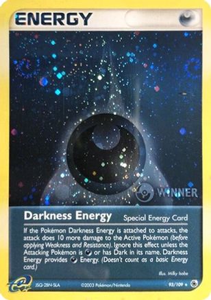 Image of Darkness Energy (Special) 093/109  - Holofoil League & Championship Cards - Promo