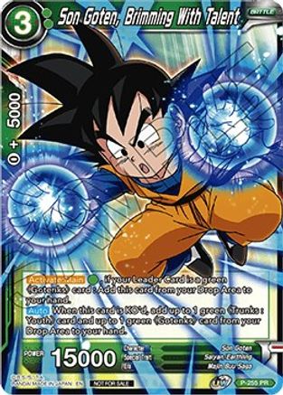 Image of Son Goten, Brimming With Talent (P-255) - Promotion Cards Foil