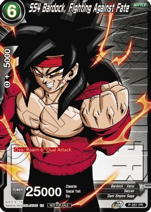Image of SS4 Bardock, Fighting Against Fate (Winner Stamped) (P-261) - Tournament Promotion Cards