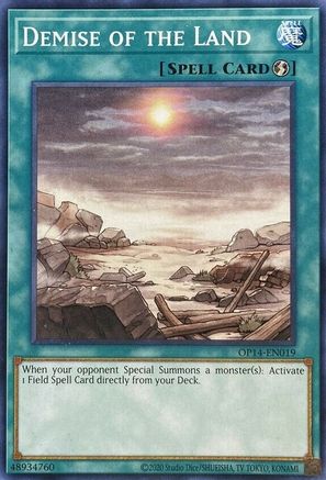 Image of Demise of the Land (OP14-EN019) - OTS Tournament Pack 14 Unlimited
