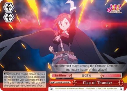 Image of Clap of Thunder (KS/W76-E073 CC) - KonoSuba The Movie: Legend of Crimson