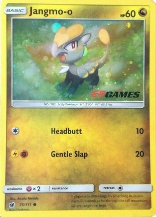Image of Jangmo-o (Cosmos Holo) (EB Games Promo) 075/111  - Holofoil Miscellaneous Cards & Products - Promo