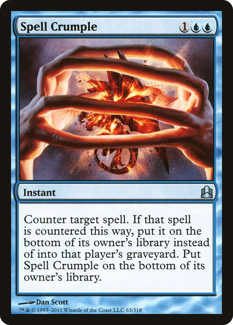 Image of Spell Crumple (CMD-063) - Commander 2011