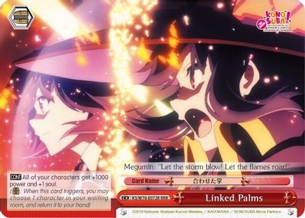 Image of Linked Palms (RRR) (KS/W76-E072R RRR) - KonoSuba The Movie: Legend of Crimson