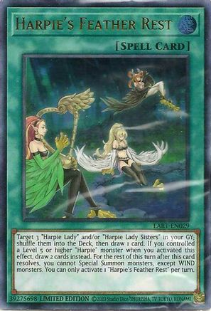 Image of Harpie's Feather Rest (LART-EN029) - The Lost Art Promotion Limited