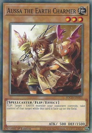 Image of Aussa the Earth Charmer (SDCH-EN001) - Structure Deck: Spirit Charmers 1st Edition